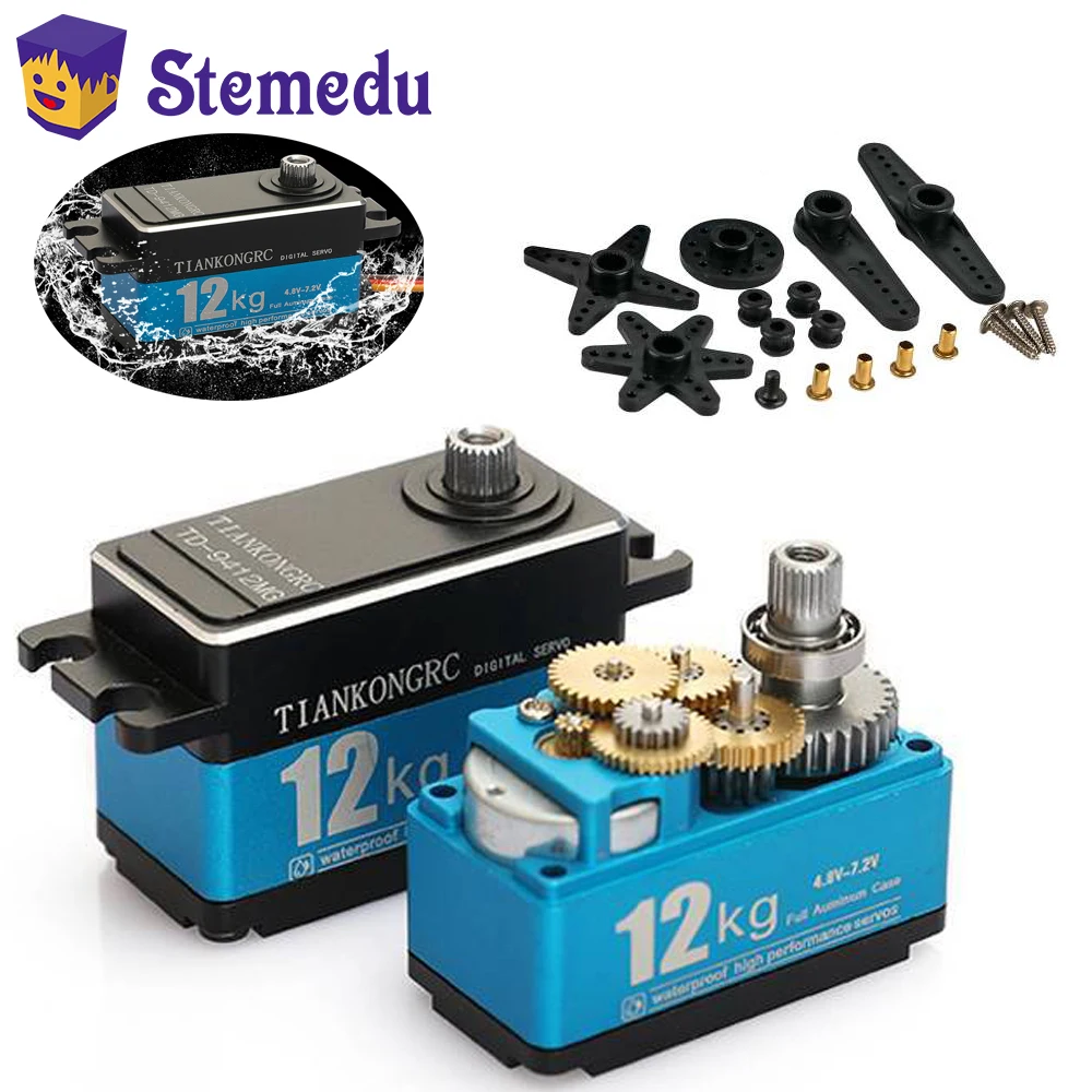 Servo Motor Sg90 - 12KG TD-9412MG Couple ÉWerFull Metal Digital