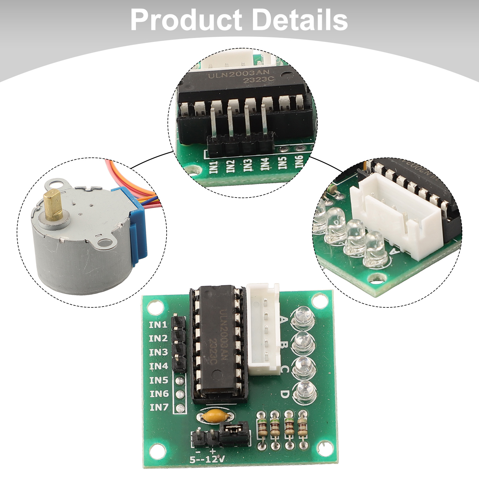 Stepper Motor 28Byj - Moteur pas à pas 4 phases