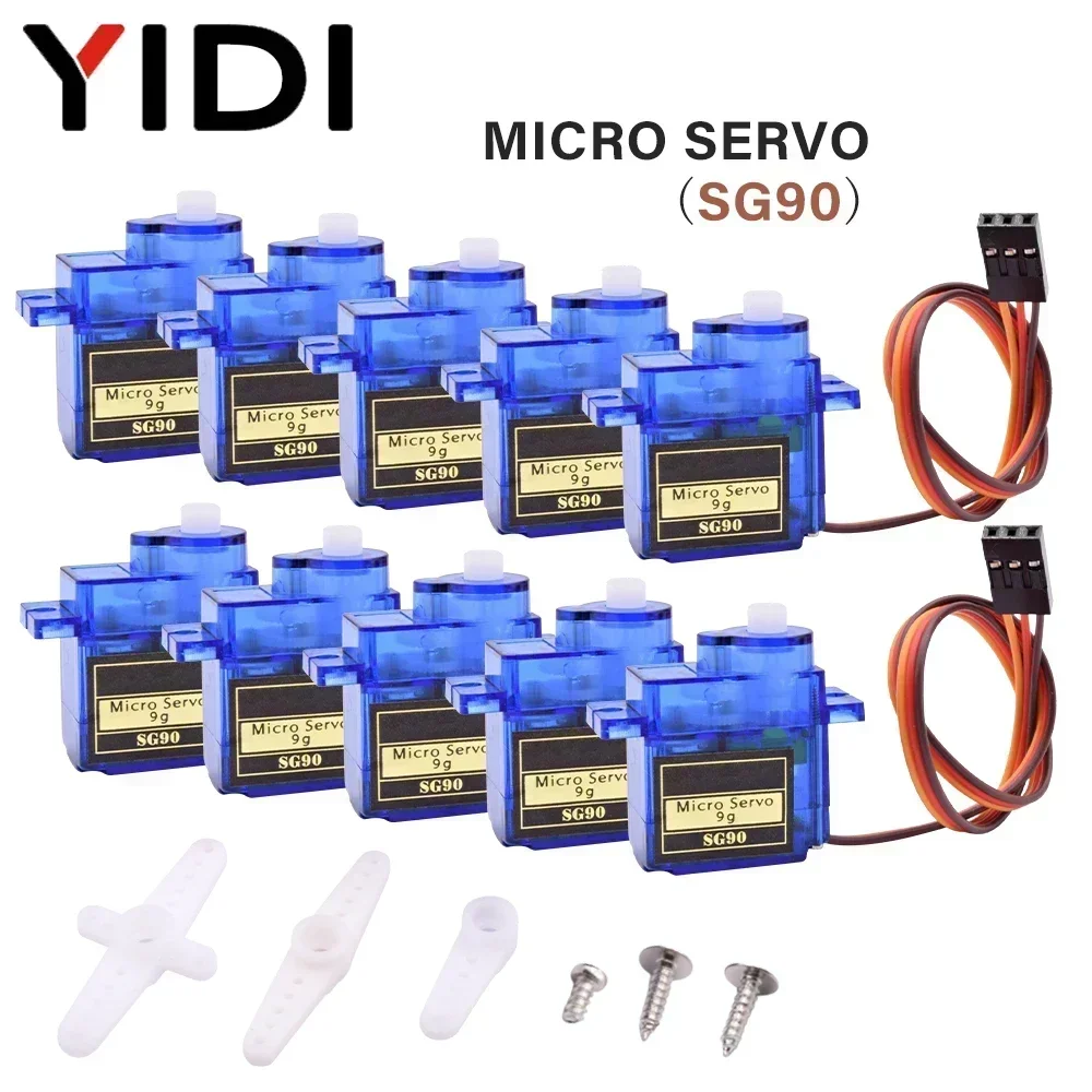 Servo Motor Sg90 - 2/4/5/10/20 pièces Arduino Micro servomoteur analogique