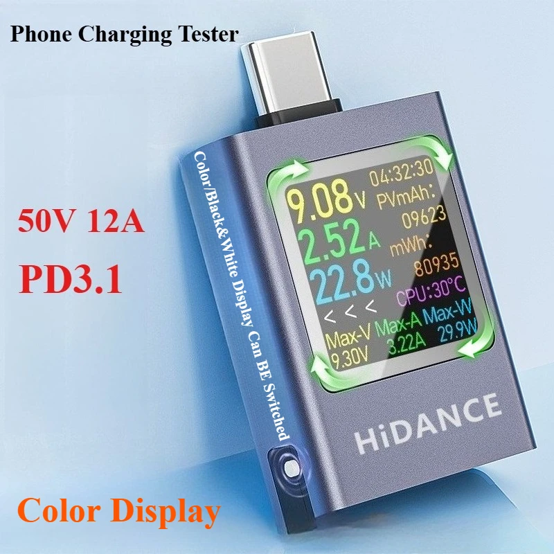 Logic Analyzer Usb - 13 en 1 DC 4.5-50V 0-12A