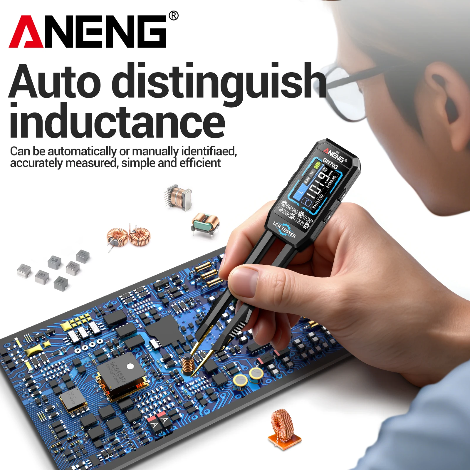 Logic Analyzer Usb - ANENG GN703 Testeur numérique LCR portable