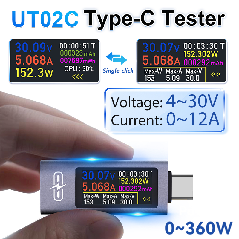 Logic Analyzer Usb - Testeur USB Type-C à écran couleur