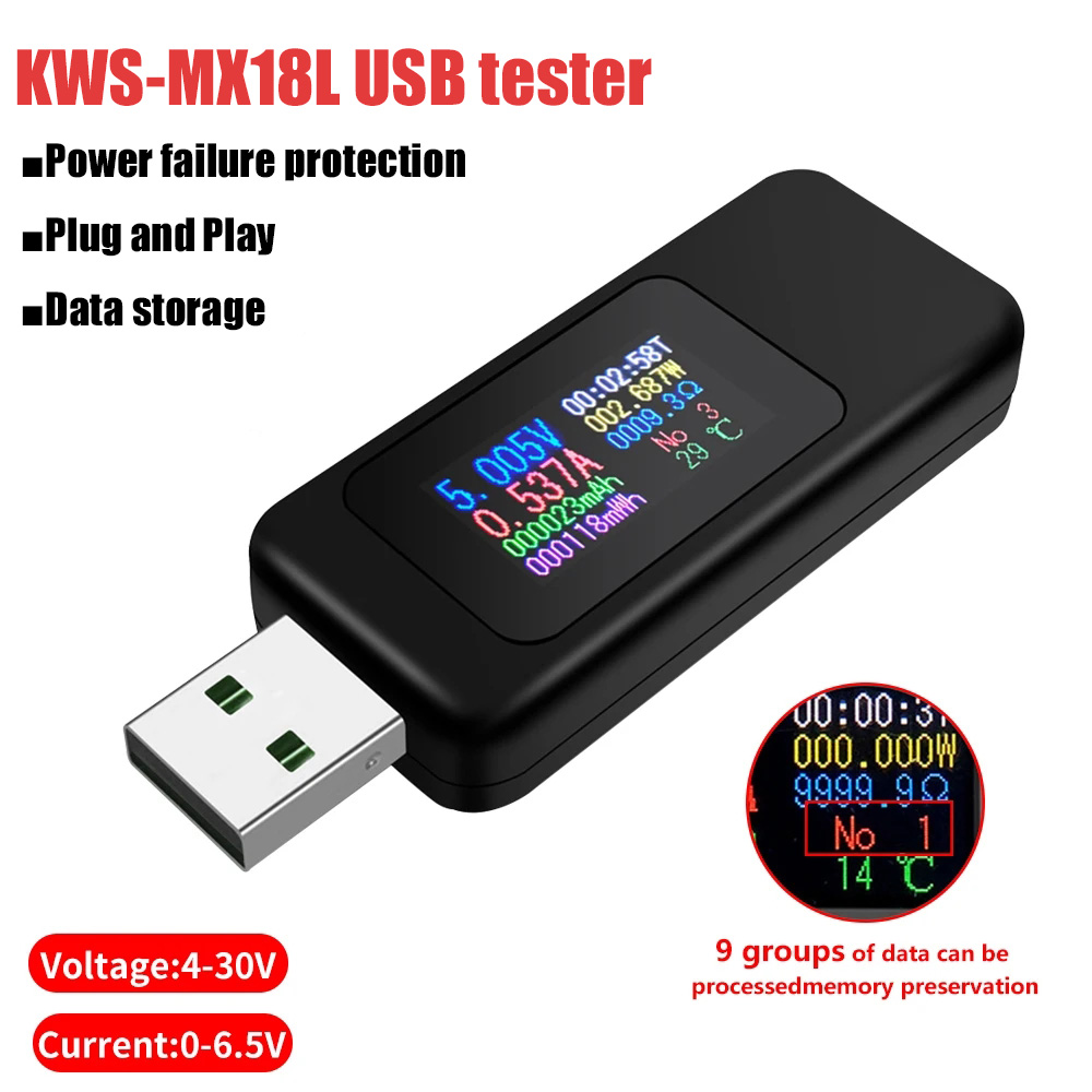 Logic Analyzer Usb - Testeur USB 10 en 1, voltmètre