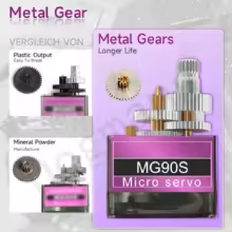 Servomoteur à engrenages métal - Servo Motor Sg90 avis et prix