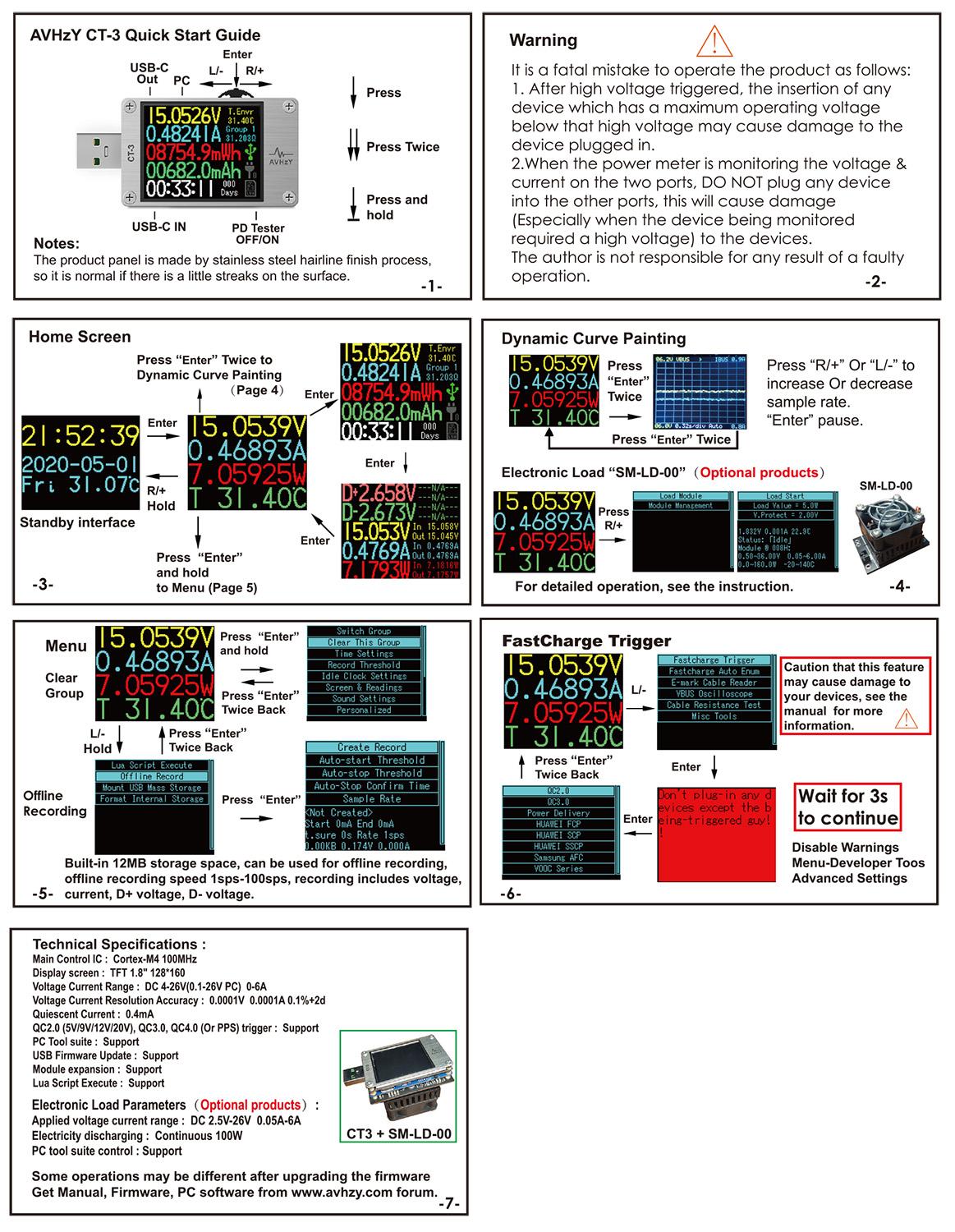 AVHzY USB 3.1 compteur de puis - Logic Analyzer Usb avis et prix