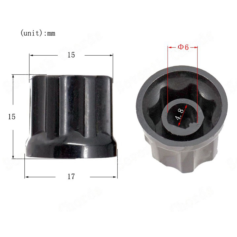 10 pièces D Type 6mm trou d'ar - Diy Guitar Electronics avis et prix