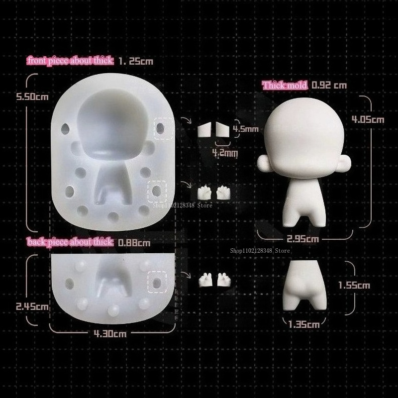 Moule en silicone version Q po - Diy Q avis et prix