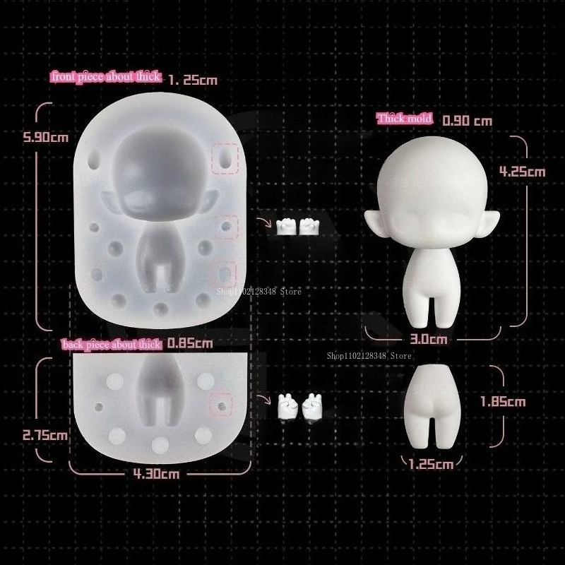 Moule en silicone version Q po - Diy Q avis et prix