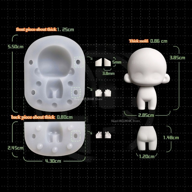 Moule en silicone version Q po - Diy Q avis et prix