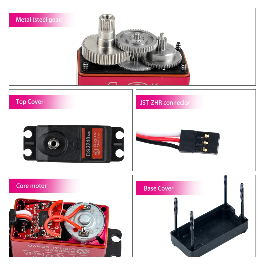 40KG Dsservo DS3240 grand coup - Servo Motor Sg90 avis et prix
