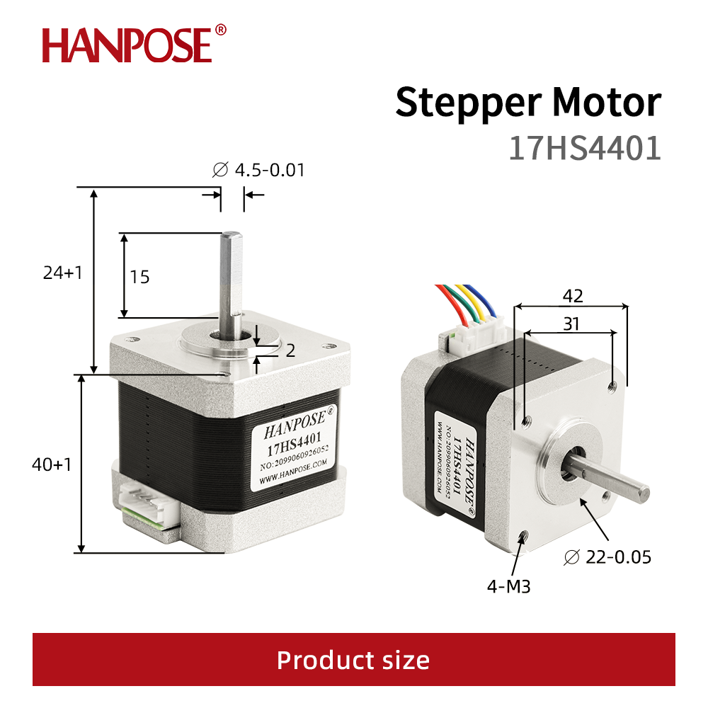 Moteur pas à pas HANPOSE Nema1 - Stepper Motor 28Byj avis et prix