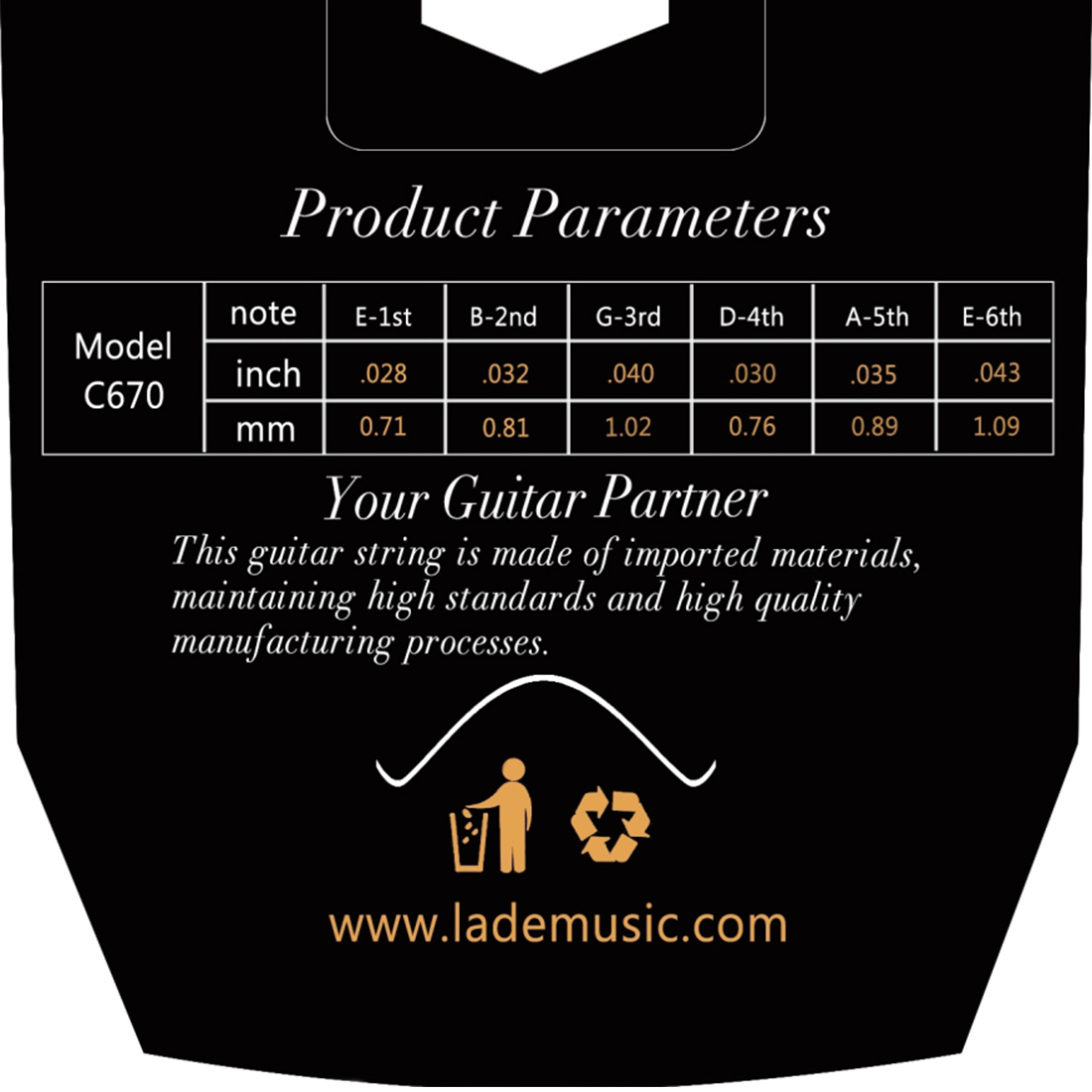 IRIN C670-Cordes de Rechange C - Diy Guitar Electronics avis et prix