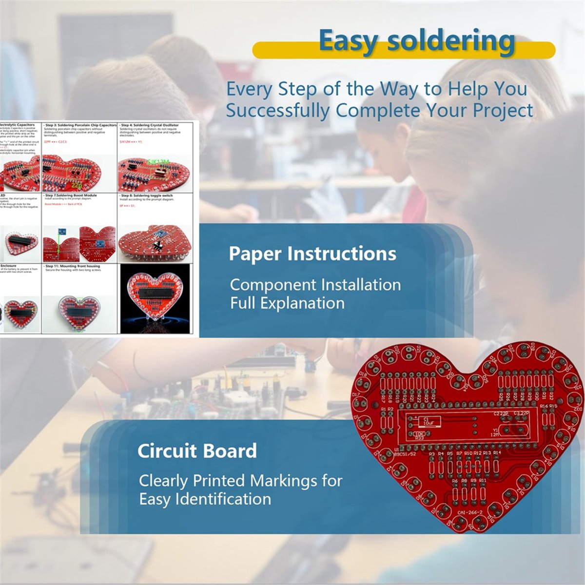 Kit de pratique de soudure DT2 - Diy Electronics Projects For Beginners avis et prix