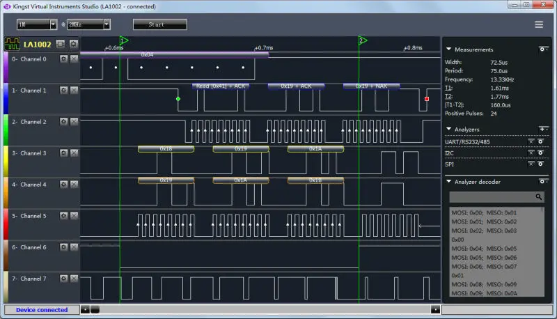 Kingst LA1010 analyseur logiqu - Logic Analyzer Usb avis et prix